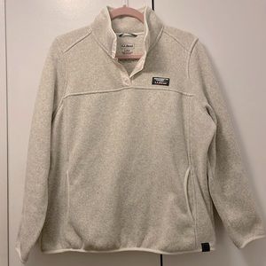 L.L. Bean Sweater Fleece Pullover size L